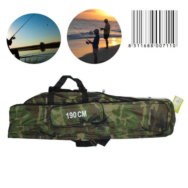 Camouflage Double Zipper Big Belly Bag 1.9M 3PCS Durable Storage Wholesale Travel Gear camouflage big belly bag double zipper wh