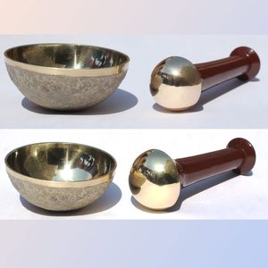 Kansa Bronce Vatki Copa Natural Masajeador de Pies Antigua Técnica Ayurvédica India para Relajación y Limpieza Profunda - Product Image 5