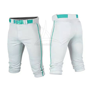 Pantalons de baseball et de softball personnalisés, prix d'usine, haute qualité, 100% polyester, séchage rapide, respirant, vêtements de sport - Product Image 1