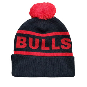 Gorro de exterior con logotipo privado, nuevo gorro acrílico de punto plano informal con logotipo bordado y decoración rasgada - Product Image 6