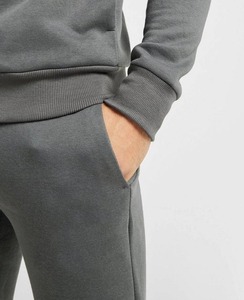 Ensemble de survêtement technique en molleton pour homme, deux pièces, sweat à capuche zippé et pantalon de jogging imprimé, pour l'entraînement - Product Image 2
