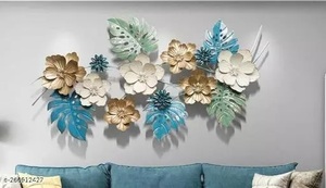 Nouveau 2023 vente chaude décoration murale en métal créatif à la main multi couleur art mural pour salon chambre à coucher pour la décoration intérieure tenture murale - Product Image 4