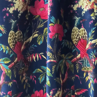 Haute qualité velours rideau tissu luxe Style velours rideaux pour rideau chambre décor fenêtre décor oiseau imprimer pour fenêtre