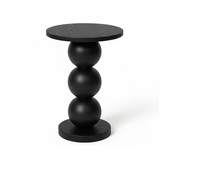 Table d'appoint moderne de luxe en aluminium avec plateau en marbre, durable et décorative, personnalisable pour le salon