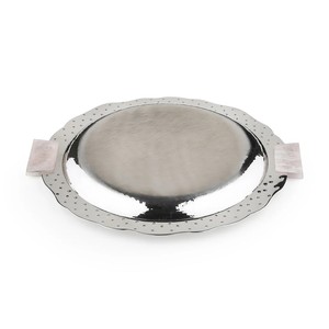 ถาดเสิร์ฟสแตนเลสสตีลสุดหรูทันสมัยเทคนิคงานฝีมือโลหะสำหรับงานแต่งงานงานปาร์ตี้ปรับแต่งสีได้ - Product Image 4