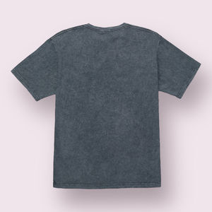 2025 camisetas informales lavadas con ácido para ropa de calle, nuevo diseño de manga corta, camisetas suaves personalizadas lavadas con ácido para hombres, servicio OEM - Product Image 3