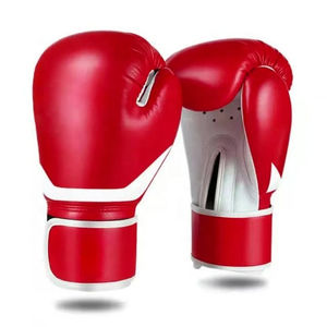 ถุงมือชกมวยหนังวัวแท้สำหรับใส่โลโก้ OEM ผลิตจากประเทศปากีสถาน - Product Image 1