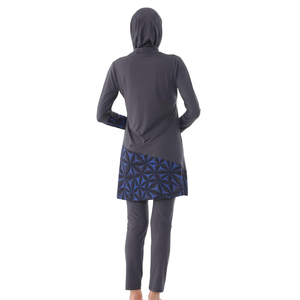 Traje de baño Mujer Modest Trajes de baño Backless Bikini Una pieza Traje de baño de corte alto Tropical Pool Party Bandeau Traje de baño - Product Image 4