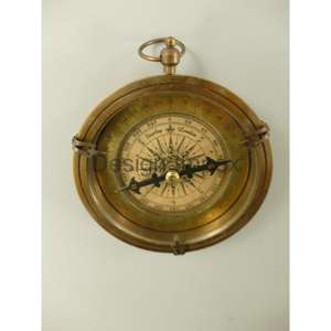 Brújula de estilo vintage, artículos náuticos metálicos de latón, brújula de lujo antigua personalizable, artículos de decoración del hogar para artículos - Product Image 4