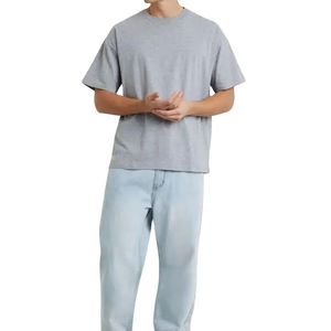 Camiseta de Algodón 100% de Punto, Estilo Nuevo, Unisex, Personalizada, de Corte Regular, de Alta Calidad y Peso Pesado - Product Image 2