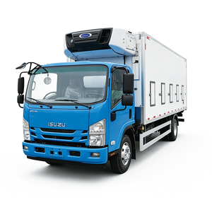 Camión Isuzu de 6 Ruedas <span class=keywords><strong>para</strong></span> Transporte de Pollitos <span class=keywords><strong>con</strong></span> <span class=keywords><strong>Jaula</strong></span> Reforzada, LHD/RHD, 130HP, Control Automático de Flujo de Aire - Product Image 1