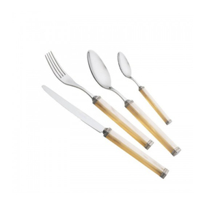 Juego de cubiertos moderno de acero inoxidable de diseño minimalista personalizado directo de fábrica de alta calidad para Hotel restaurante cafetería - Product Image 2