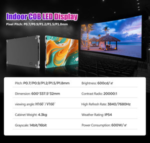 Panneau vidéo LED Micro UHLED P1.5625, écran LED COB intérieur, angle de vision ultra large, écran LED pour studio créatif - Product Image 2