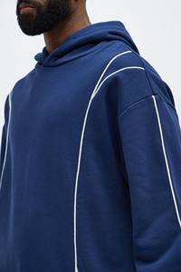 Sweat à capuche Oem personnalisé broderie à impression de points de contrat Sweats à capuche pour hommes Pull Sweat à capuche surdimensionné Hommes - Product Image 5