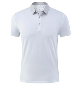 Mens premium 200 GSM cotton polyester polo shirt soft breathable grey <b>classic</b> fit custom logo embroidery print Men's Polo Shirts - Product Image 3
