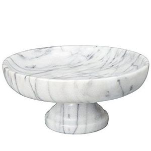 Bol de service en marbre élégant avec un design intemporel parfait pour les dîners décontractés et les expériences culinaires formelles - Product Image 1