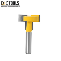 Foret à rainurer droit TCT de haute précision pour charnières, foret pour le bois, tiges de 1/2 et 1/4, DIC TOOLS