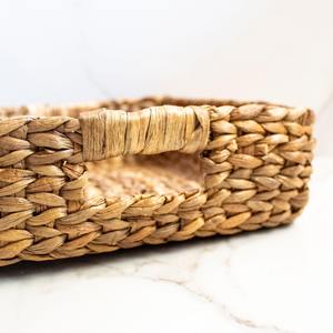 Storage <b>Basket</b> Water Hyacinth With <b>Handle</b> Handmade Storage <b>Basket</b> Wholesale eco-friendly Made in Vietnam - Product Image 5