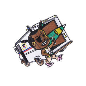 OEM Custom Patch Embroidered Patches Highest Quality Low Price Iron on Embroidered Patches for Clothing - Product Image 4