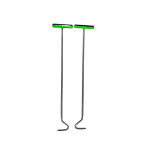 Velmora Tiges de réparation de bosses sans peinture 2 pièces en C-Bend à pointe pointue en acier blanc pour outils PDR Body Repair Equipment Edition - Product Image 2