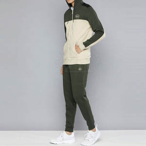 Ensemble de survêtement décontracté XXL pour hommes, vente en gros, tailles plus, logo personnalisé, coupe-vent, respirant, écologique, léger, 100 % coton - Product Image 2