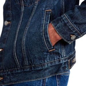 2025 nouvelle mode en gros plaine hommes Denim vestes en gros Top qualité bouton fermeture Denim hommes vestes - Product Image 5