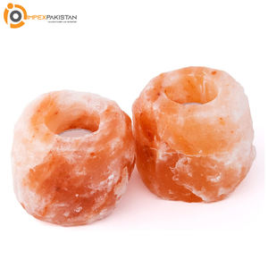 Candelabros de sal Rosa hechos a mano de IMPEX PAKISTAN, artesanías naturales puras personalizadas de excelente calidad - Product Image 2