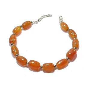 Men and Women Crystal Red <b>Carnelian</b> Pipe Adjustment Beads <b>Bracelet</b> Maker Stones Style Fashion Jewelry Energy-Giving Gift - Product Image 5