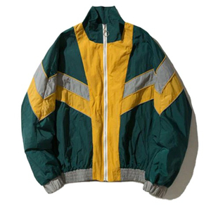 Chaqueta cortavientos Vintage Mejor calidad Bloque de color Colores contrastantes Chaqueta cortavientos para hombre 2026 - Product Image 3