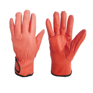Nouveaux gants de sécurité en cuir de vachette personnalisés en gros doublure souple pour la conduite cyclisme construction pêche sports unisexe toutes saisons - Product Image 3