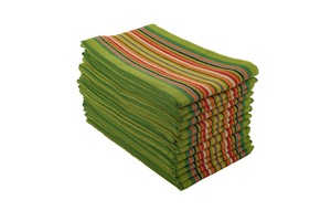 <b>Microfiber</b> Bamboo-Green Kitchen <b>Towel</b> 100% Cotton Quick-Dry Woven Linen Pack of 12 for Home Hotels Restaurants for Salsa Golf - Product Image 4