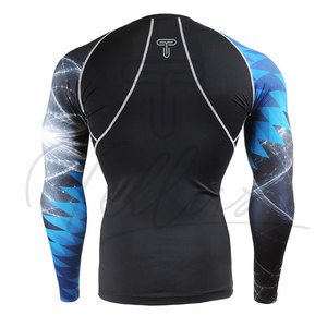 Camiseta de Manga Larga para Hombre, Protección Solar, Ligera, Compresión, Secado Rápido, Spandex/Poliéster, Ropa Deportiva Activa, Tellus - Product Image 2