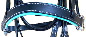 Rembourrage souple en cuir noir de qualité supérieure pour l'équitation et l'équitation - Product Image 6