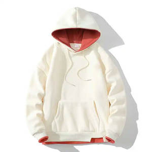 Sudadera con Capucha de Algodón Grueso de Alta Calidad, Logotipo Personalizado de Lujo, Cálida, Gruesa, de Doble Capa, Estilo Urbano, para Hombre - Product Image 3