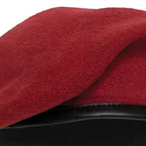 Béret en laine 100% de style nouveau, élégant béret en laine d'hiver en couleur unie, unisexe, chaud, motif en feutre uni - Product Image 5