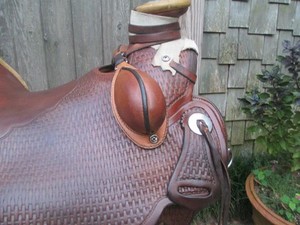 Selle de cowboy en cuir de qualité supérieure Western Ranch Roper Wade |   Durable et confortable |   Selle d'équitation artisanale de haute qualité pour l'équitation - Product Image 4