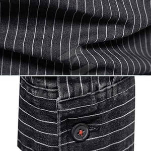 Diseñe su propia camisa de jeans de manga larga para hombres Diseño OEM Camisas de jeans hechas a medida - Product Image 4