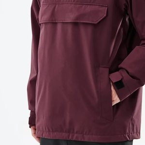 Chaqueta Cortavientos Personalizada con Capucha, Chaqueta de Esquí, Chaqueta de Snowboard para Hombre, Cálida, Impermeable, Resistente al Viento, OEM, Económica, con Bolsillos - Product Image 4