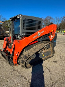 Chargeuse compacte sur chenilles Kubota SVL95-2S d'occasion, moteur diesel, turbo, rouge, à vendre - Product Image 2