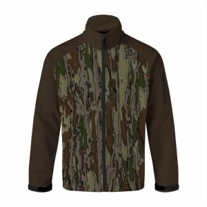 Chaqueta de caza al aire libre duradera de alta calidad chaqueta Softshell a prueba de viento chaquetas de caza de camuflaje para hombre - Product Image 1