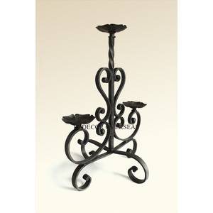 Candelabro de decoración de centro de mesa de boda pulido plata de Metal de calidad superior con aspecto atractivo de 10 brazos más exigentes - Product Image 4