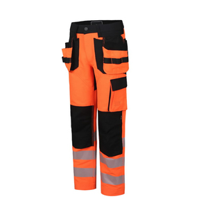 Pantalons de travail de sécurité réfléchissants bon marché fabriqués en usine pour hommes Pantalons à haute visibilité avec poches Pantalons de chantier haute visibilité - Product Image 2