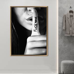 Sophisticated <b>Nude</b> Art Canvas Print - Elegant Bedroom Decor <b>Poster</b>,Gold Framed - Product Image 1