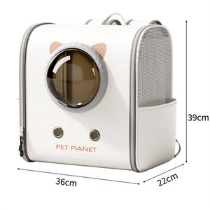 <span class=keywords><strong>Sac</strong></span> à dos de transport pour animaux de compagnie pour chats et petits chiens Respirant Double avec poches latérales et sangles rembourrées confortables <span class=keywords><strong>Sac</strong></span> de transport pour <span class=keywords><strong>chat</strong></span> d'extérieur - Product Image 6