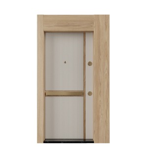 Puerta de Seguridad Interior de Acero de Construcción Robusta, Precio Directo de Fábrica ABSDOOR INTERON, para Villas, Hoteles, Apartamentos, Manual - Product Image 2