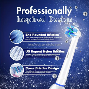 Smart Electric <b>Toothbrush</b> Replacement <b>Heads</b> with Targeted Bristles for Household and Outdoor Use - Product Image 2