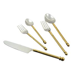 Pink Enamel Round Plain Handle Stainless Steel <b>Mirror</b> Polished Food Safe Flatware Set for <b>Table</b> - Product Image 6