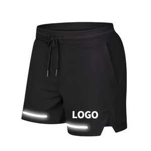 2024 séchage rapide entraînement Jogging Gym Nylon Shorts hommes Fitness Sport taille élastique solide hommes court athlétique hommes Shorts de course - Product Image 3