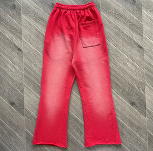 Pantalones de chándal de hombre West elásticos a prueba de viento lavado ácido logotipo personalizado directo de fábrica - Product Image 3