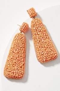 Boucle d'oreille de mode faite à la main avec broderie perlée de luxe - Product Image 4